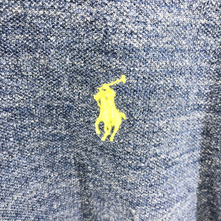 Ralph Lauren POLO RALPH LAUREN CLASSIC FIT short sleeve polo shirt, men's size M cotton blue type Vintage Second Hand
