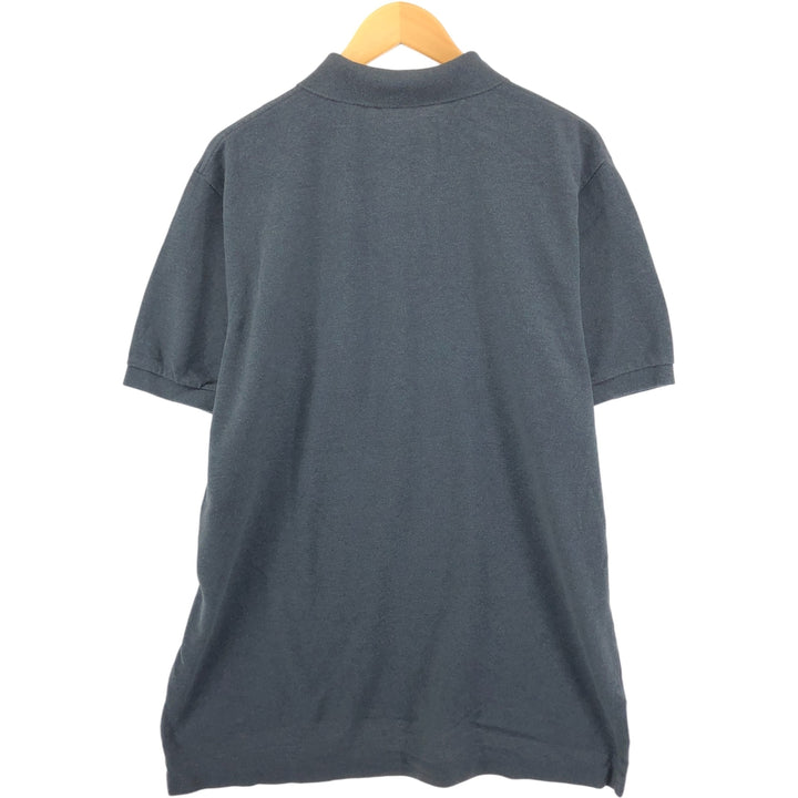 Ralph Lauren POLO by Ralph Lauren short sleeve polo shirt, men's XL size cotton gray type Vintage Second Hand