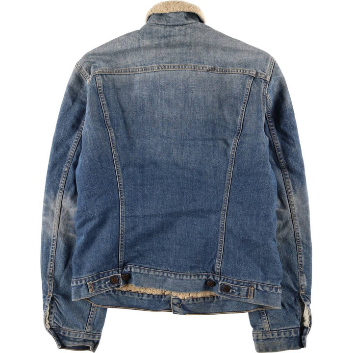 2000'S Levi's 71500-0487 Euro Model Denim Boa Jacket, Men's Size L cotton blue type Vintage Second Hand