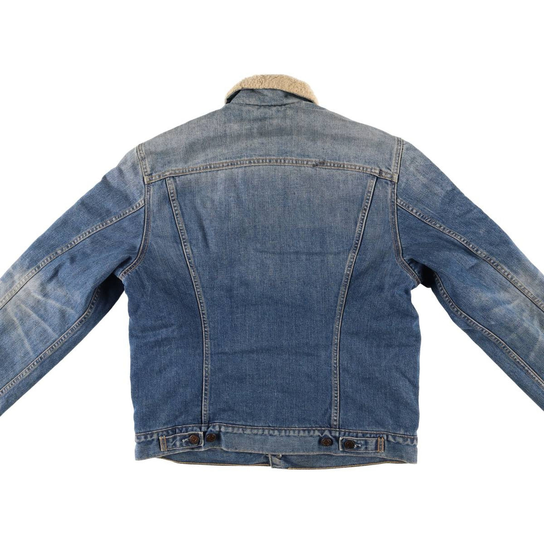 2000'S Levi's 71500-0487 Euro Model Denim Boa Jacket, Men's Size L cotton blue type Vintage Second Hand