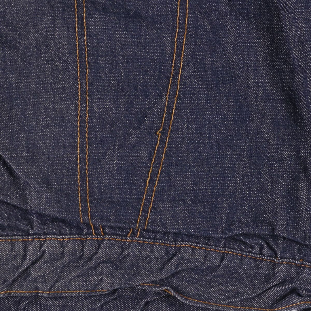 Vintage 1970'S Sears ROEBUCKS denim jacket, men's size XL unclear blue type Vintage Second Hand