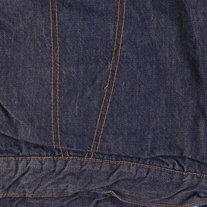 Vintage 1970'S Sears ROEBUCKS denim jacket, men's size XL unclear blue type Vintage Second Hand