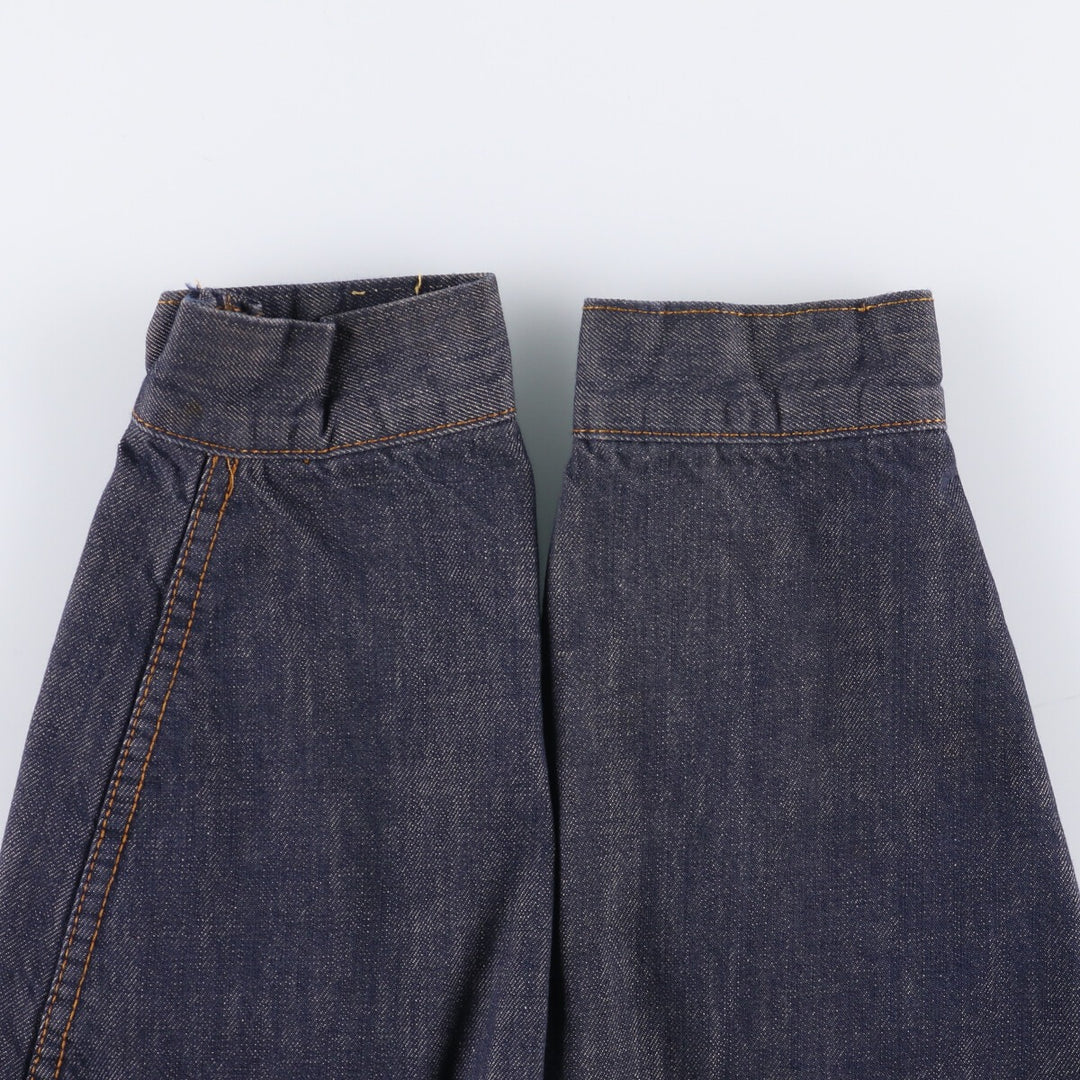 Vintage 1970'S Sears ROEBUCKS denim jacket, men's size XL unclear blue type Vintage Second Hand