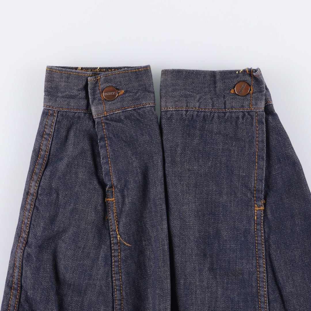 Vintage 1970'S Sears ROEBUCKS denim jacket, men's size XL unclear blue type Vintage Second Hand