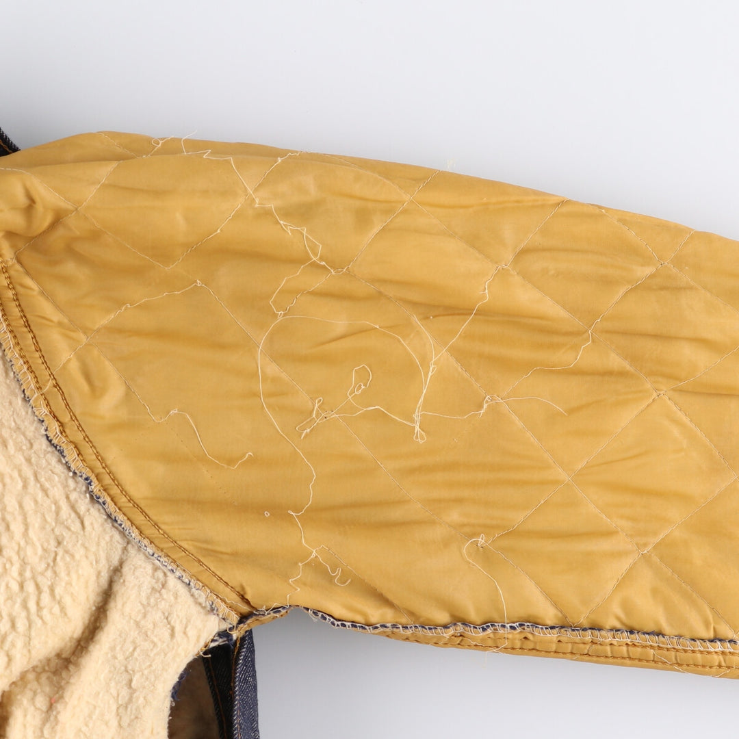 Vintage 1970'S Sears ROEBUCKS denim jacket, men's size XL unclear blue type Vintage Second Hand