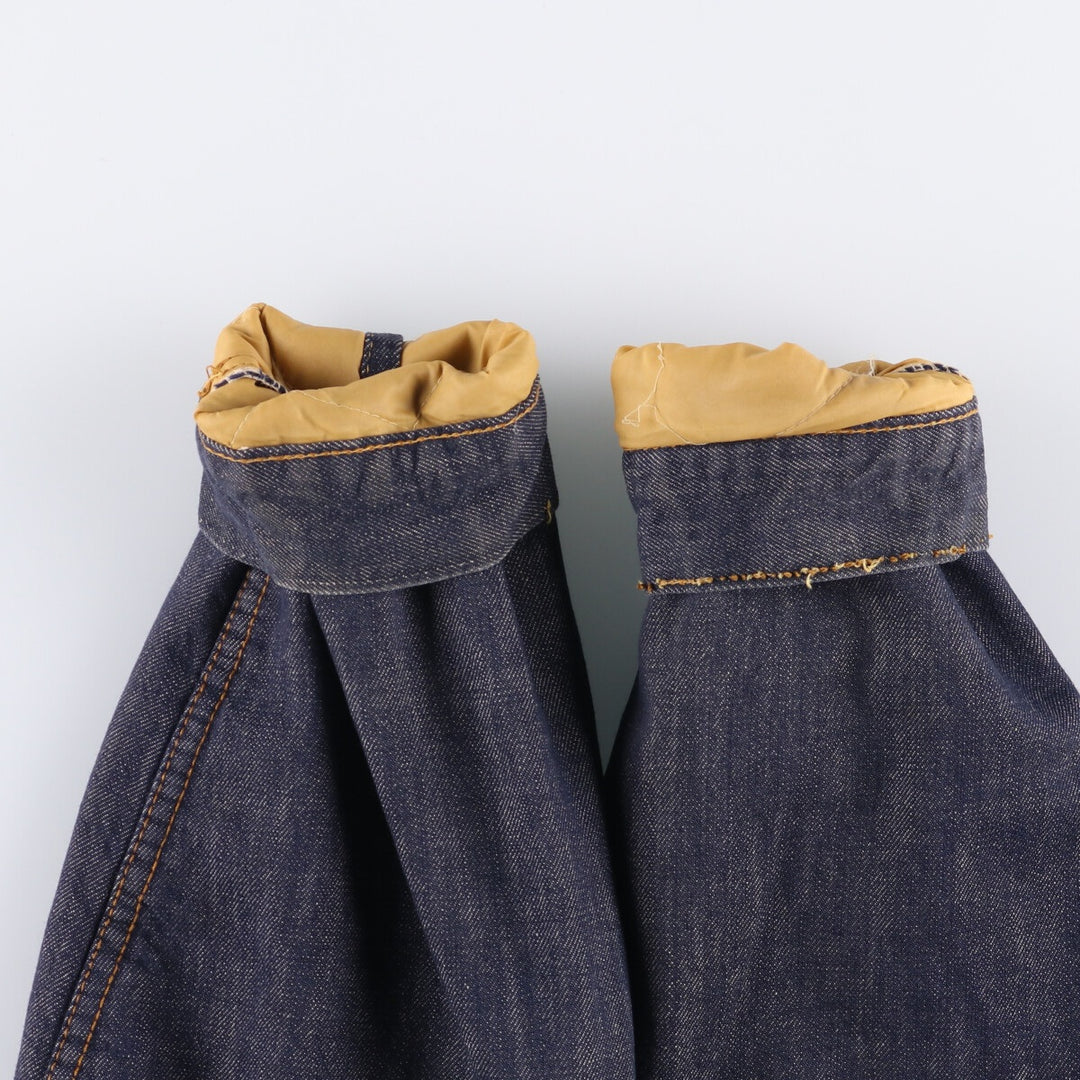 Vintage 1970'S Sears ROEBUCKS denim jacket, men's size XL unclear blue type Vintage Second Hand