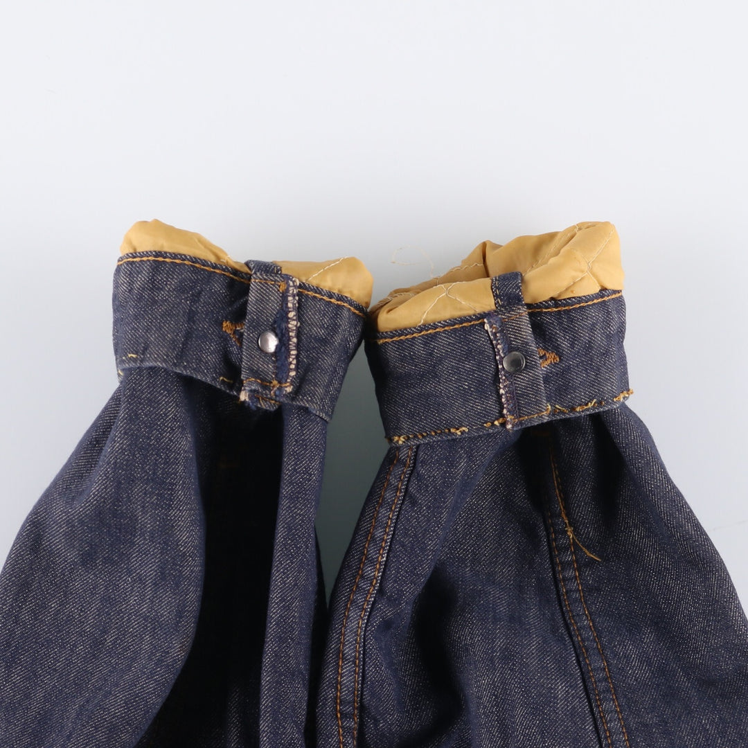 Vintage 1970'S Sears ROEBUCKS denim jacket, men's size XL unclear blue type Vintage Second Hand