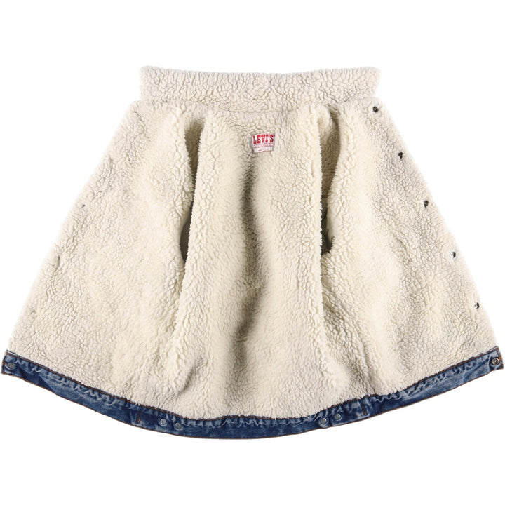 90'S Vintage Levi's Denim Jacket, Made in USA, Men's Size L unclear blue type Vintage Second Hand