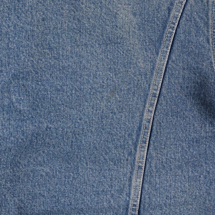 90'S Levi's 70603-0215 Euro Model Denim Boa Jacket, Made in Italy, Men's Size L, Vintage cotton blue type Vintage Second Hand