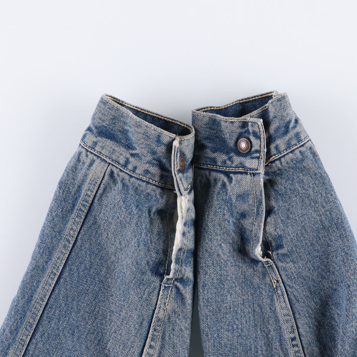 90'S Levi's 70603-0215 Euro Model Denim Boa Jacket, Made in Italy, Men's Size L, Vintage cotton blue type Vintage Second Hand