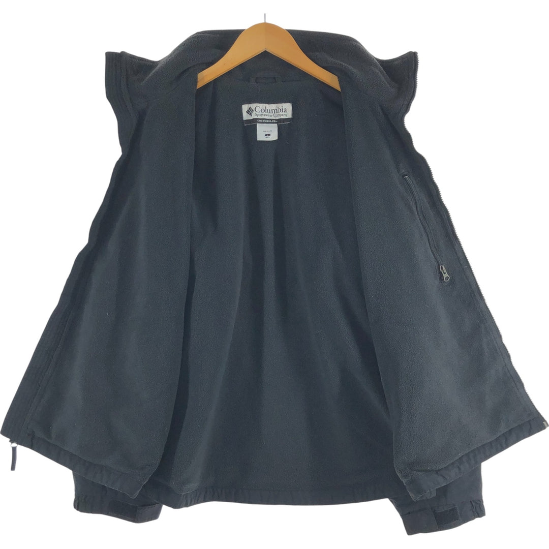 00'S Columbia Padded Mountain Jacket, Shell Jacket, Puffer Jacket, Men's L size Nylon black type Vintage Second Hand