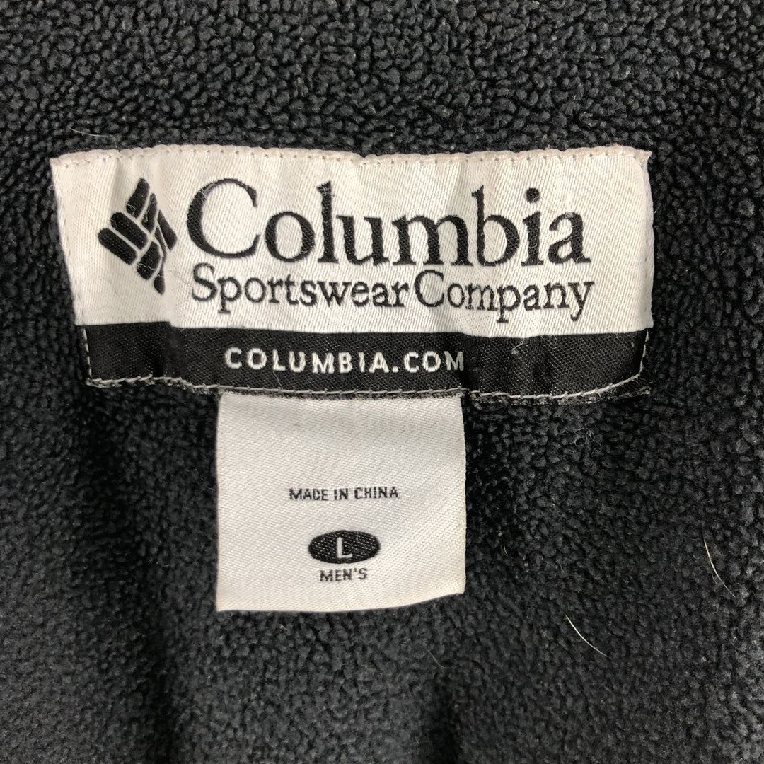 00'S Columbia Padded Mountain Jacket, Shell Jacket, Puffer Jacket, Men's L size Nylon black type Vintage Second Hand