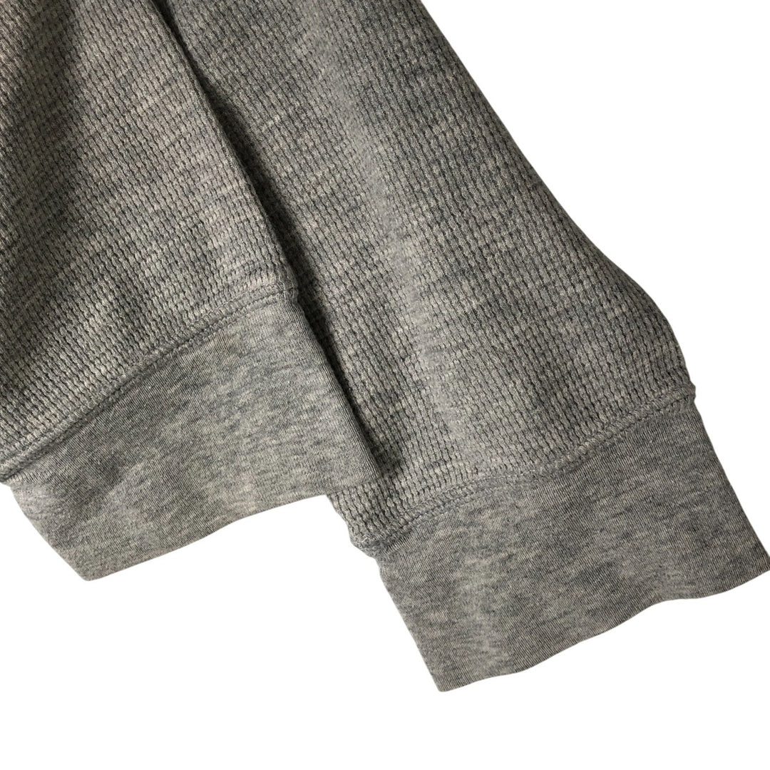 Ralph Lauren POLO RALPH LAUREN Thermal Ron T Waffle Men's L size cotton gray type Vintage Second Hand