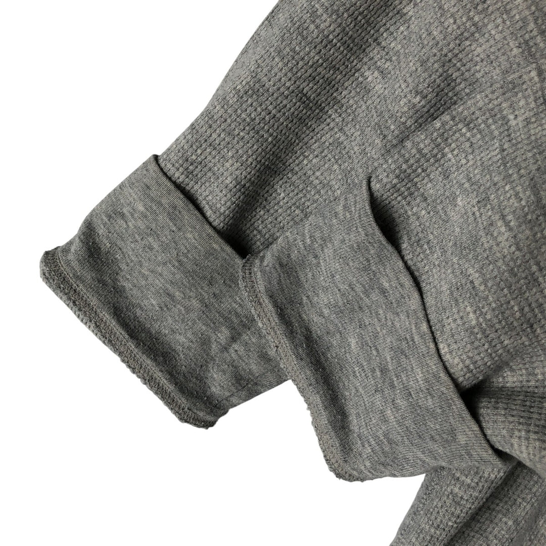 Ralph Lauren POLO RALPH LAUREN Thermal Ron T Waffle Men's L size cotton gray type Vintage Second Hand