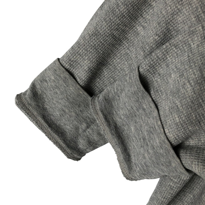 Ralph Lauren POLO RALPH LAUREN Thermal Ron T Waffle Men's L size cotton gray type Vintage Second Hand