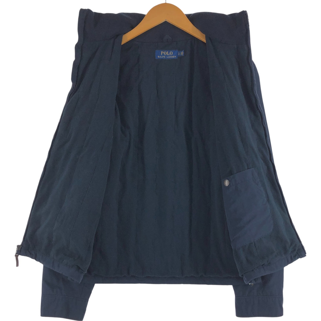 Ralph Lauren POLO RALPH LAUREN padded puffer jacket, men's size S polyester navy blue type Vintage Second Hand