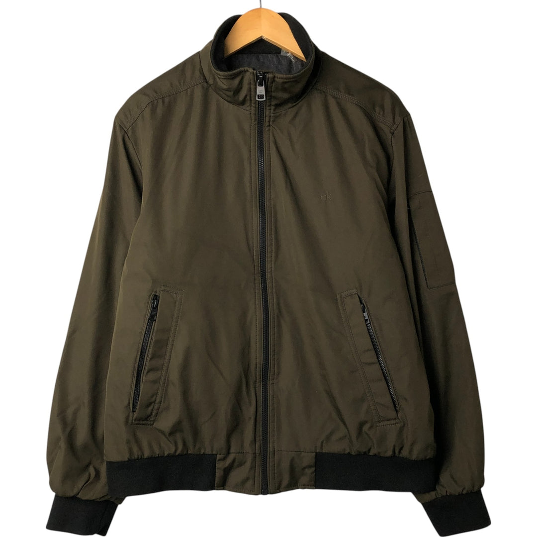 Calvin Klein Ripstop Padded Puffer Jacket, Men's Size L polyester Khaki type Vintage Second Hand