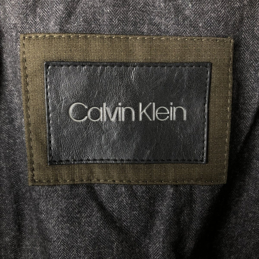 Calvin Klein Ripstop Padded Puffer Jacket, Men's Size L polyester Khaki type Vintage Second Hand