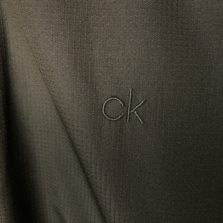 Calvin Klein Ripstop Padded Puffer Jacket, Men's Size L polyester Khaki type Vintage Second Hand