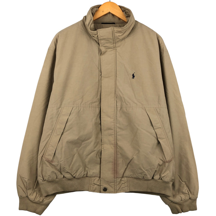 Ralph Lauren POLO by Ralph Lauren padded jacket puffer jacket men's XL size cotton Beige type Vintage Second Hand