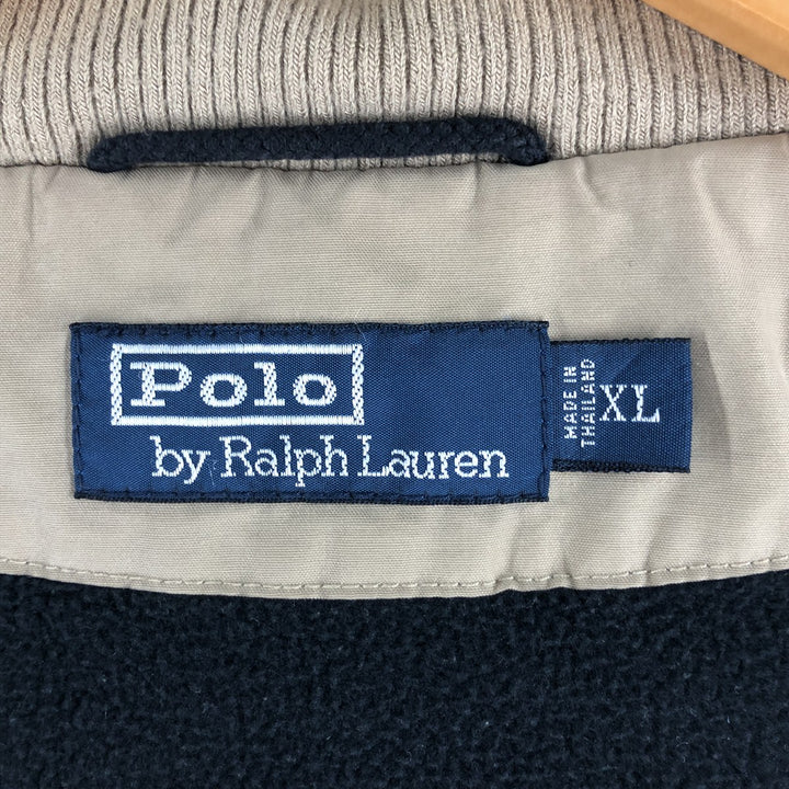 Ralph Lauren POLO by Ralph Lauren padded jacket puffer jacket men's XL size cotton Beige type Vintage Second Hand
