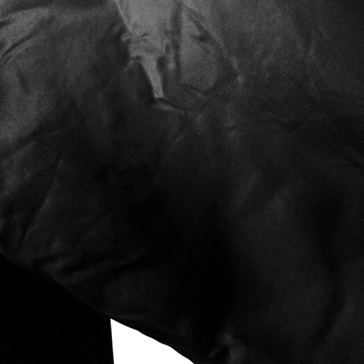 90'S FUBU Padded Nylon Varsity Jacket, Men's Size XL, Vintage Nylon black type Vintage Second Hand