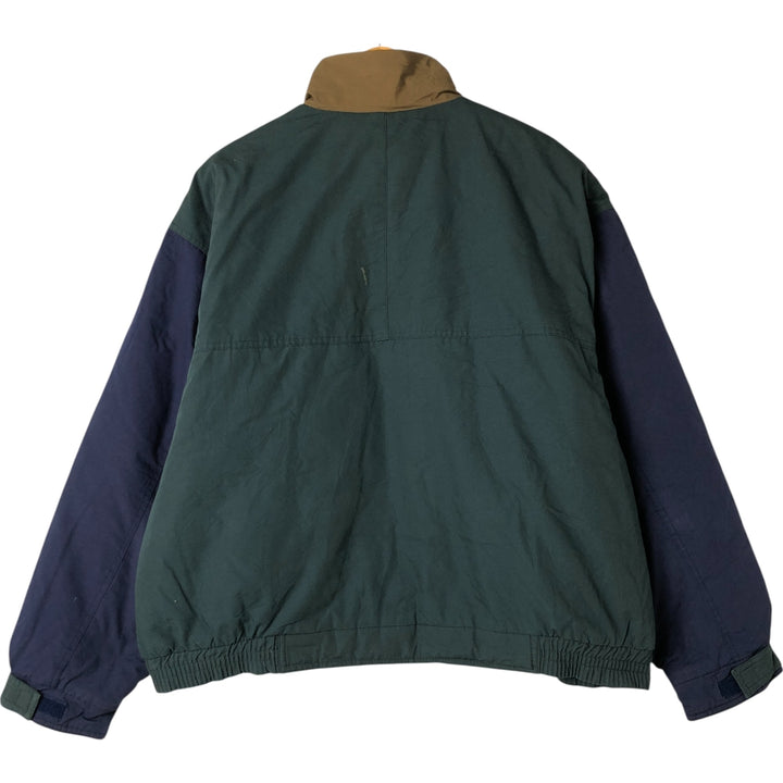 90'S McGREGOR Men's XXL Vintage Padded Puffer Jacket cotton navy blue type Vintage Second Hand