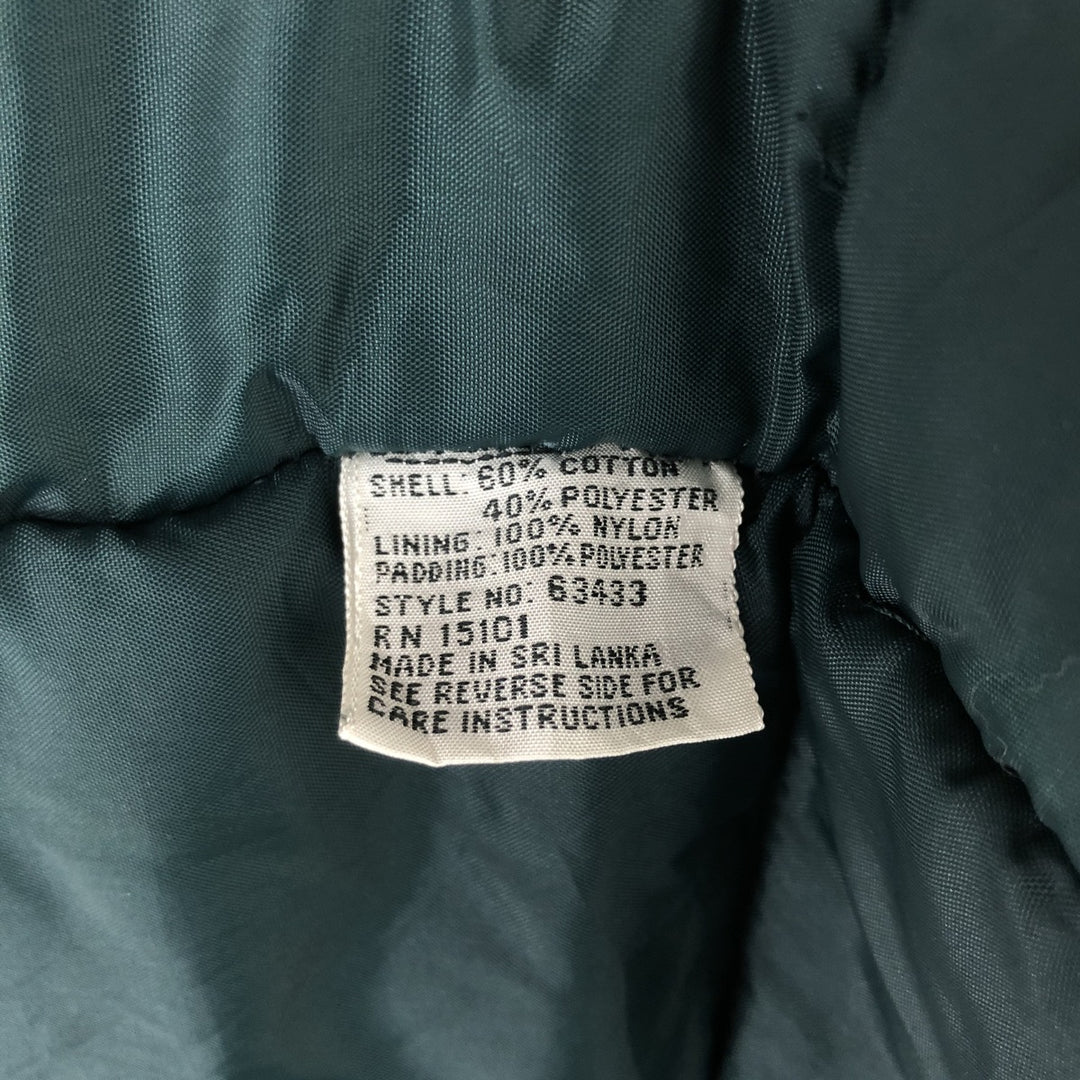 90'S McGREGOR Men's XXL Vintage Padded Puffer Jacket cotton navy blue type Vintage Second Hand