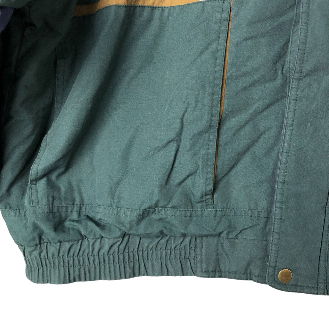 90'S McGREGOR Men's XXL Vintage Padded Puffer Jacket cotton navy blue type Vintage Second Hand