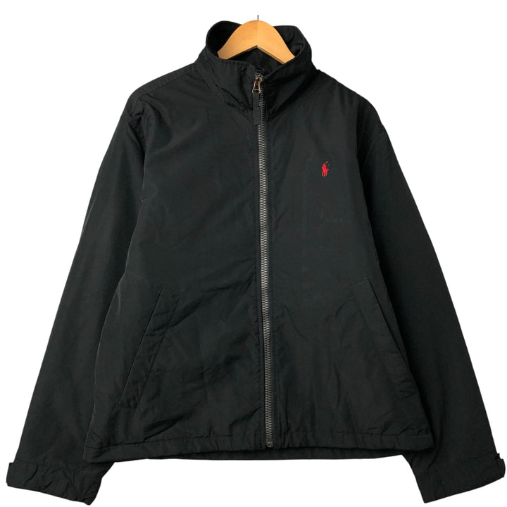 Ralph Lauren POLO by Ralph Lauren padded puffer jacket, men's size L polyester black type Vintage Second Hand