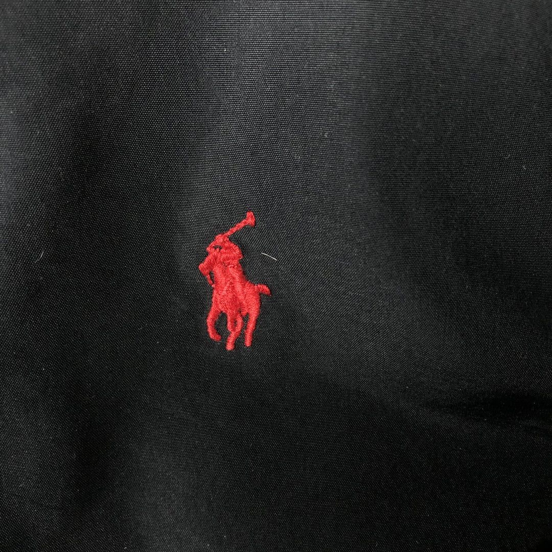 Ralph Lauren POLO by Ralph Lauren padded puffer jacket, men's size L polyester black type Vintage Second Hand