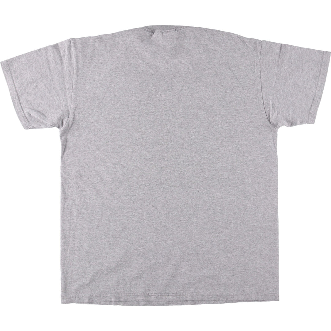 Lee Parody Print T-shirt Made in USA Men's M size cotton gray type Vintage Second Hand