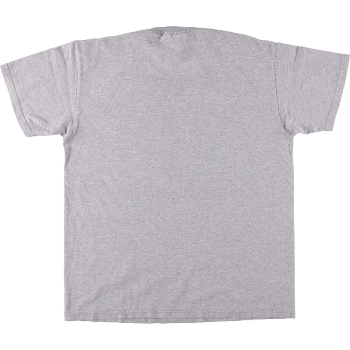 Lee Parody Print T-shirt Made in USA Men's M size cotton gray type Vintage Second Hand