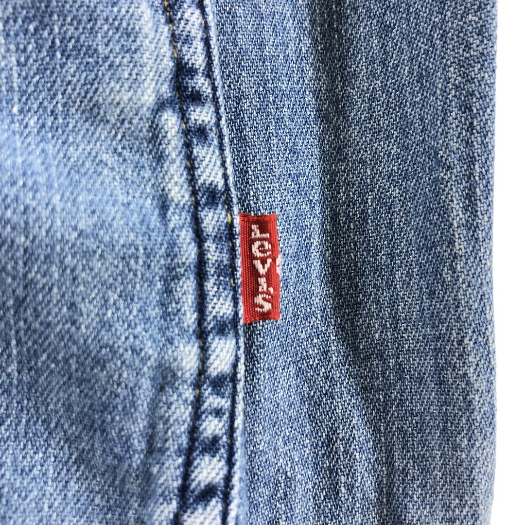 Levi's Standard Fit Long Sleeve Denim Shirt, Men's XL cotton blue type Vintage Second Hand