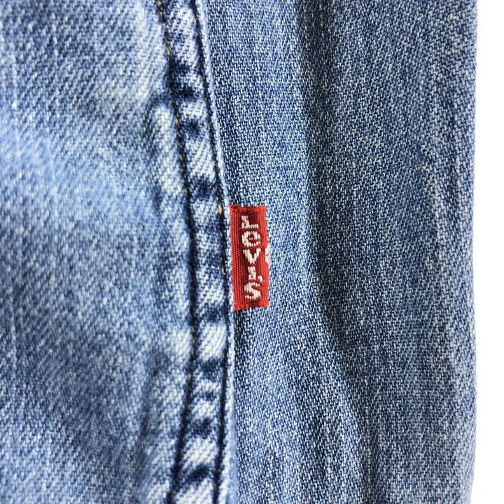 Levi's Standard Fit Long Sleeve Denim Shirt, Men's XL cotton blue type Vintage Second Hand