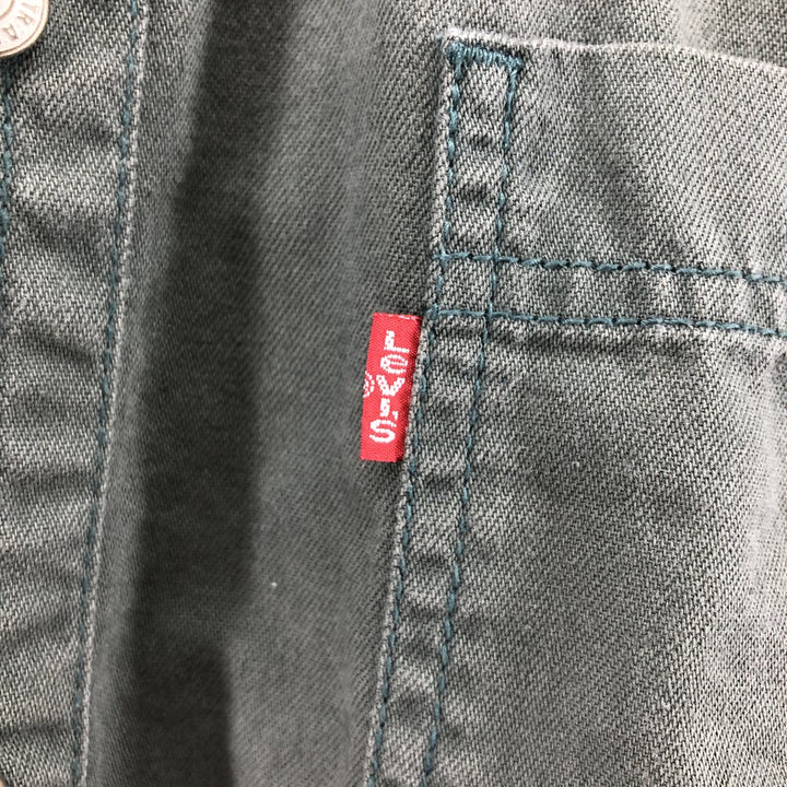 90'S Levi's Long Sleeve Denim Shirt, Men's XL, Vintage unclear green type Vintage Second Hand
