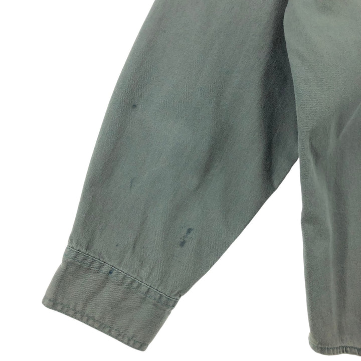 90'S Levi's Long Sleeve Denim Shirt, Men's XL, Vintage unclear green type Vintage Second Hand
