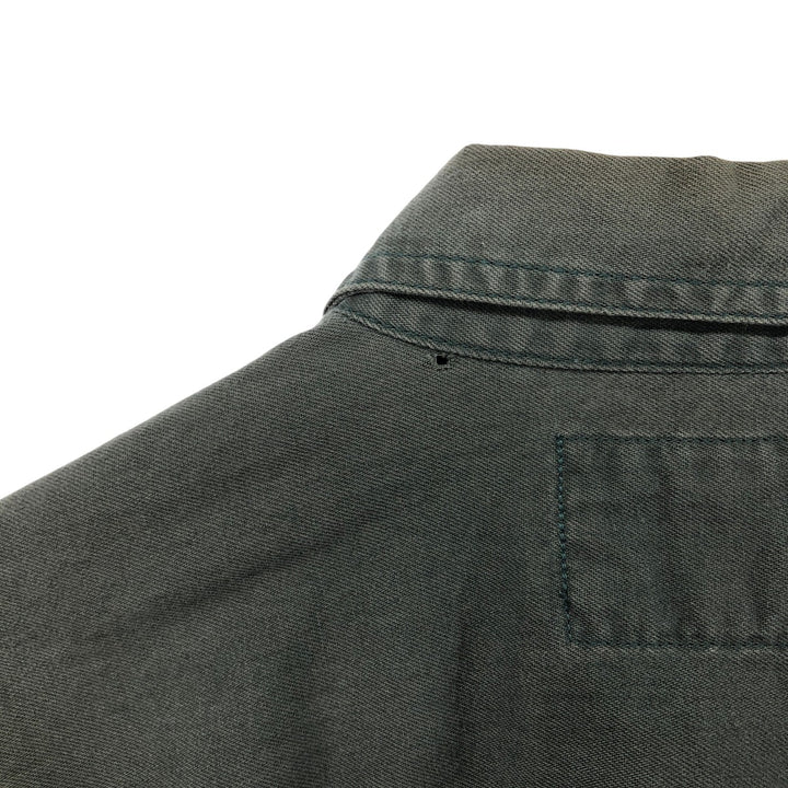 90'S Levi's Long Sleeve Denim Shirt, Men's XL, Vintage unclear green type Vintage Second Hand