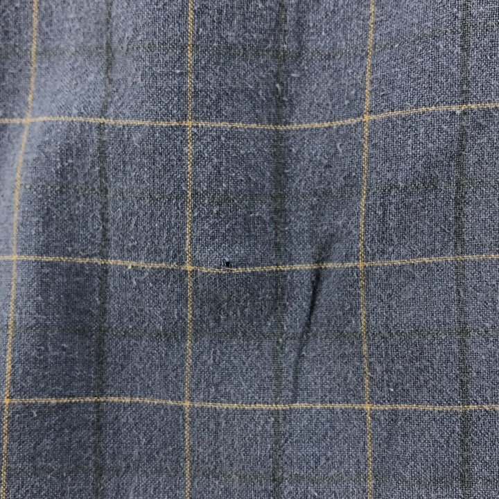 90'S Timberland short sleeve cotton check shirt, box shirt, men's size L, vintage cotton Purple type blue-purple Vintage Second Hand