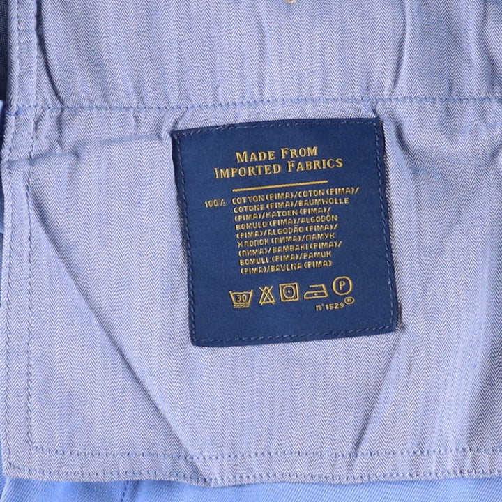 Ralph Lauren POLO RALPH LAUREN STRAIGHT FIT Chino Shorts Shorts Women's L (w28) cotton Blue type light blue Vintage Second Hand