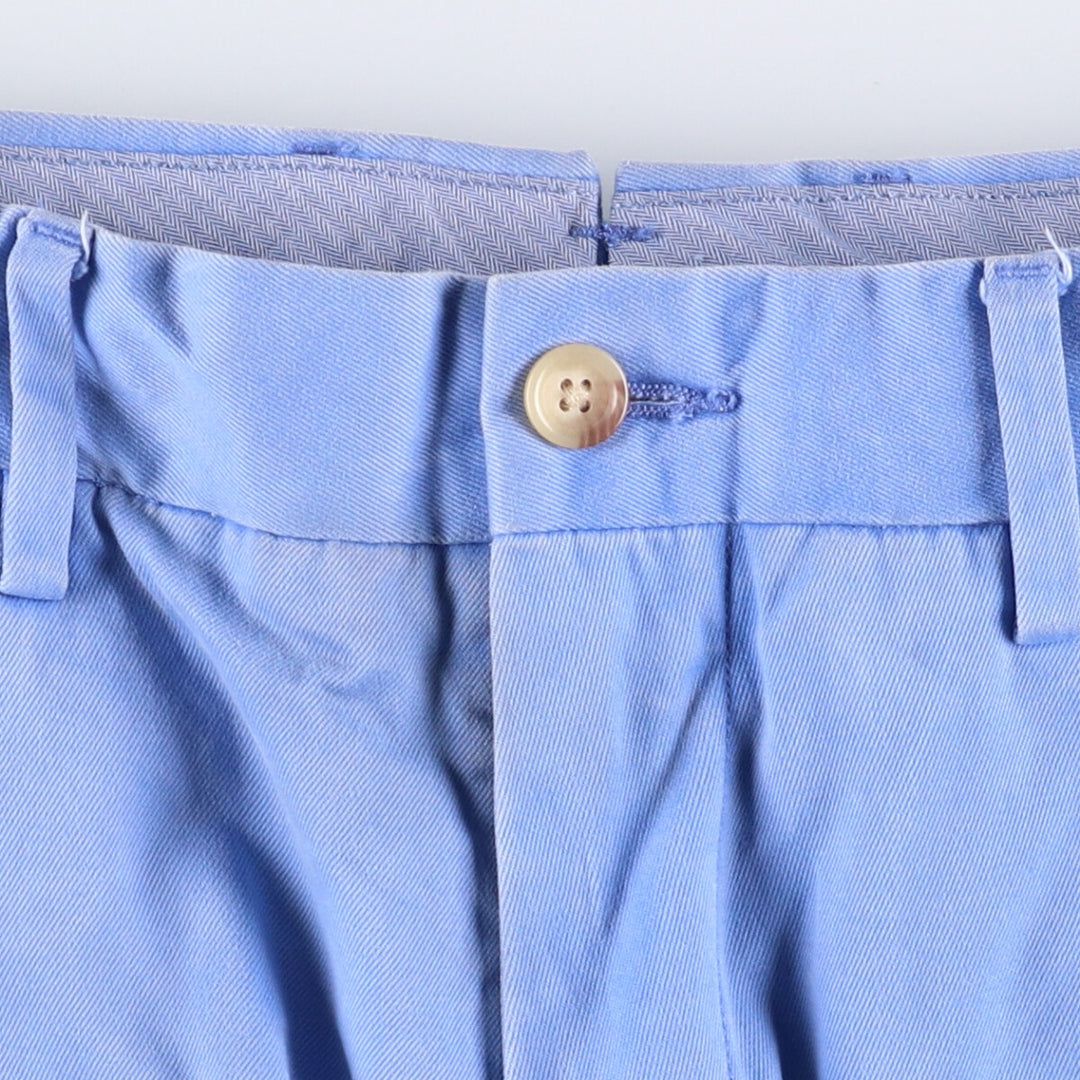 Ralph Lauren POLO RALPH LAUREN STRAIGHT FIT Chino Shorts Shorts Women's L (w28) cotton Blue type light blue Vintage Second Hand