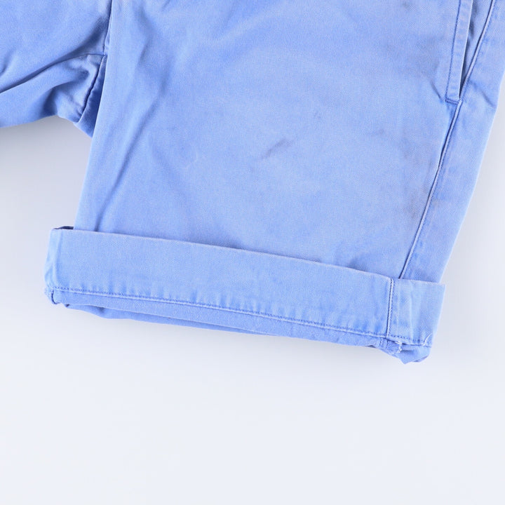 Ralph Lauren POLO RALPH LAUREN STRAIGHT FIT Chino Shorts Shorts Women's L (w28) cotton Blue type light blue Vintage Second Hand