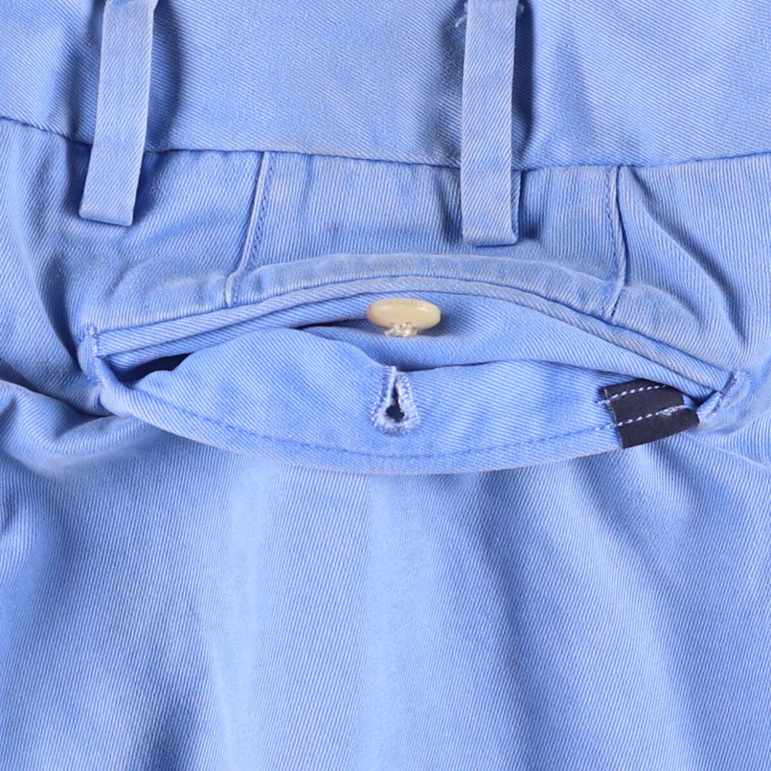 Ralph Lauren POLO RALPH LAUREN STRAIGHT FIT Chino Shorts Shorts Women's L (w28) cotton Blue type light blue Vintage Second Hand