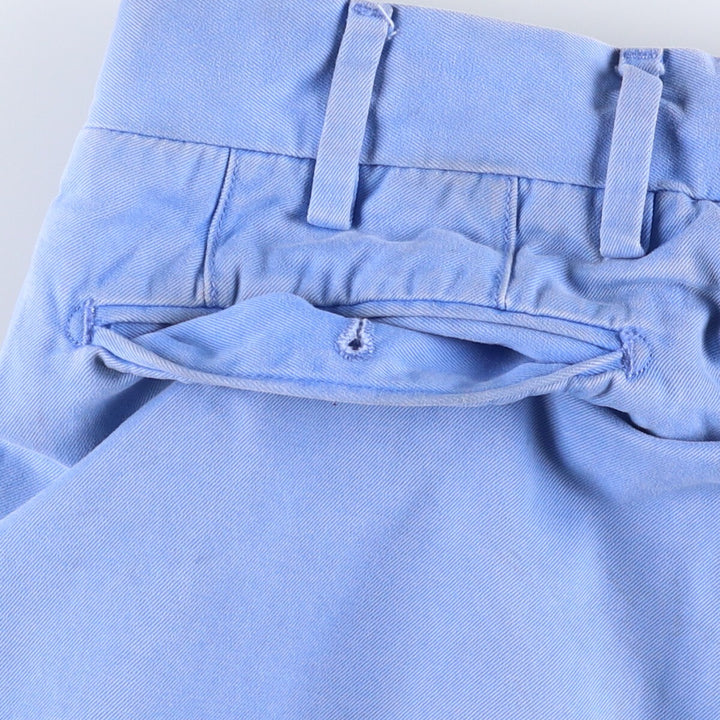 Ralph Lauren POLO RALPH LAUREN STRAIGHT FIT Chino Shorts Shorts Women's L (w28) cotton Blue type light blue Vintage Second Hand