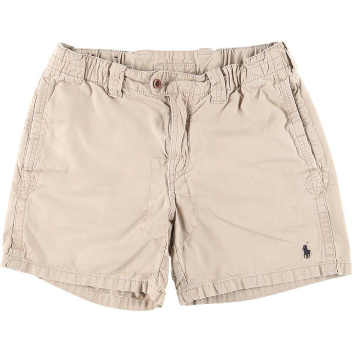 Ralph Lauren POLO by Ralph Lauren cargo shorts, short pants, men's size S cotton Beige type Vintage Second Hand