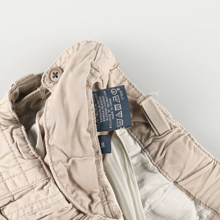 Ralph Lauren POLO by Ralph Lauren cargo shorts, short pants, men's size S cotton Beige type Vintage Second Hand