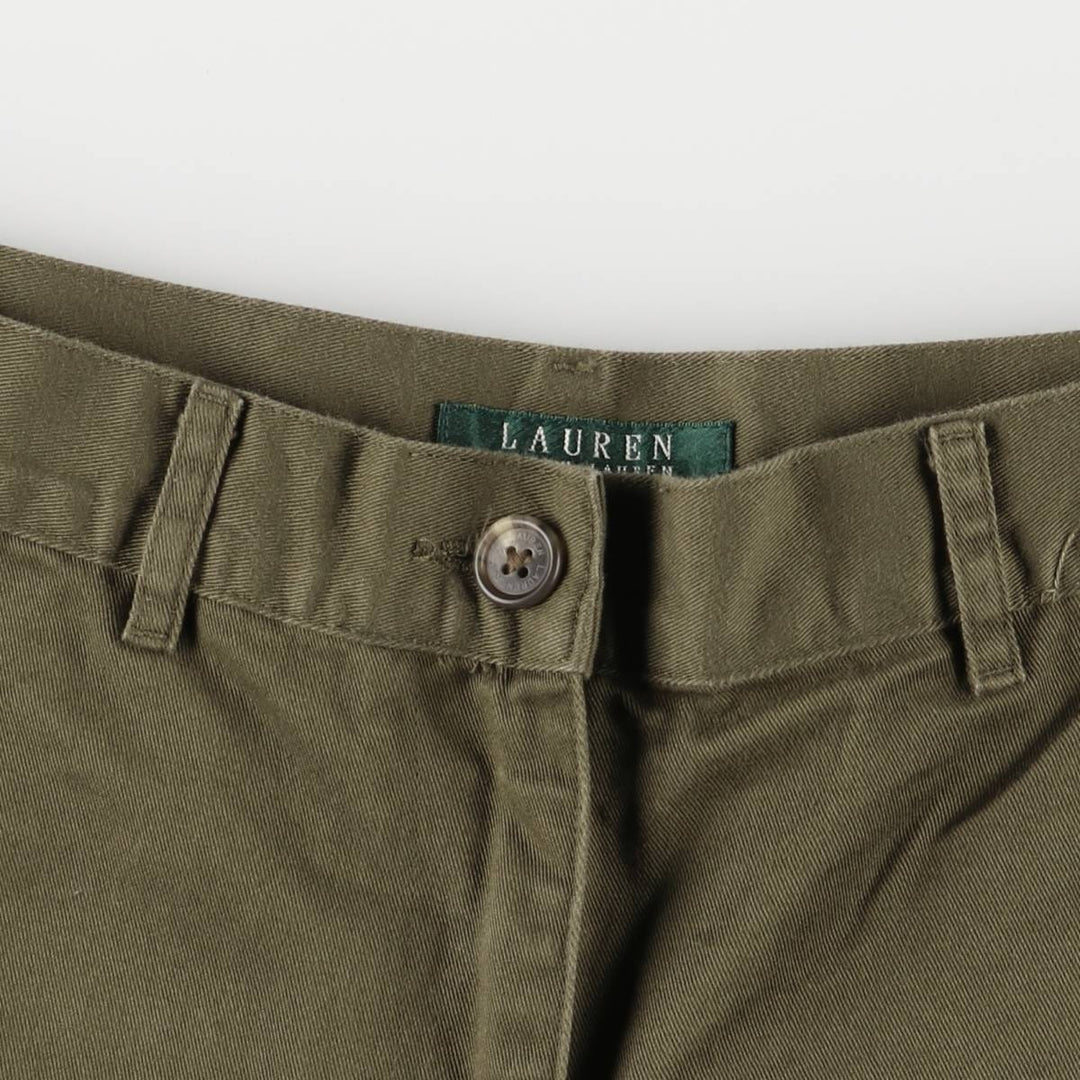 Ralph Lauren LAUREN Lauren Chino Shorts Short Pants Women's XL (w31) cotton Khaki type Vintage Second Hand