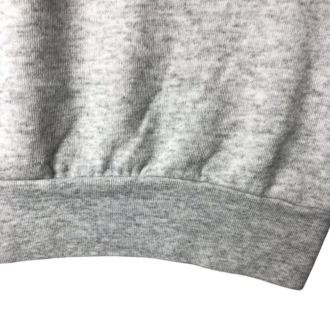 Vintage 90'S Delta DELTA printed sweatshirt, made in the USA, size L, men's polyester gray type Vintage Second Hand