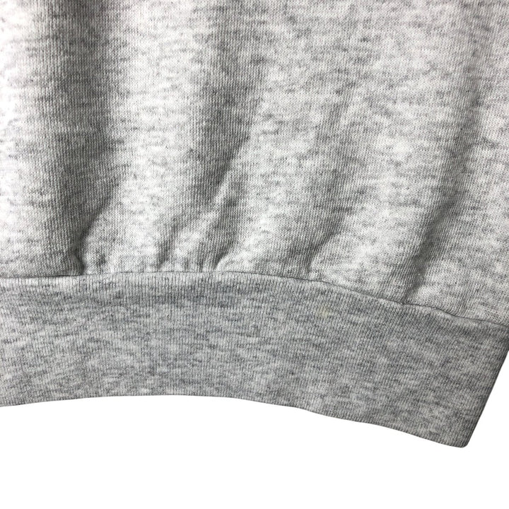 Vintage 90'S Delta DELTA printed sweatshirt, made in the USA, size L, men's polyester gray type Vintage Second Hand