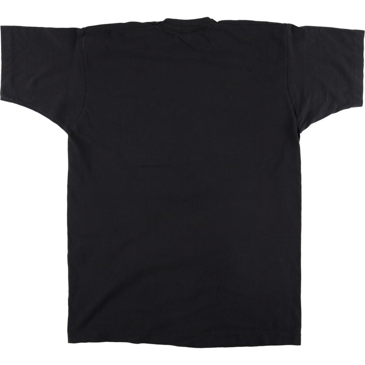90'S BVD Plain Pocket T-Shirt Made in USA Men's XL Vintage cotton black type Vintage Second Hand